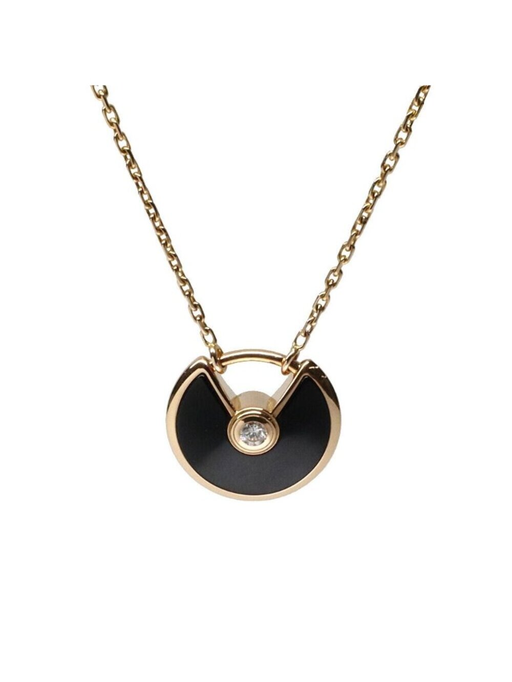 Cartier Necklace Amulet de XS Onyx Diamond